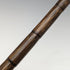 Around 1910 British antique thin cane pure silver bent handle 86cm